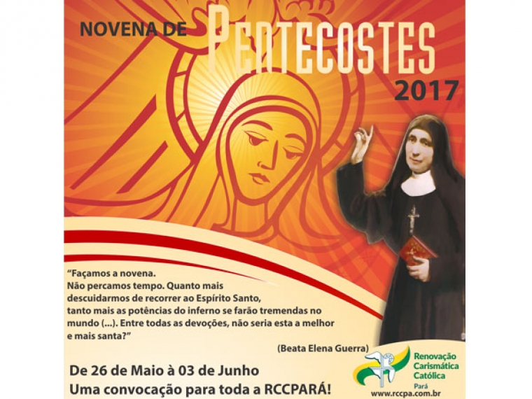 REZE A NOVENA DE PENTECOSTES 2017